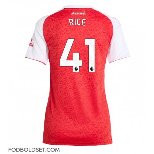 Arsenal Declan Rice #41 Hjemmebanetrøje Dame 2025-26 Kortærmet